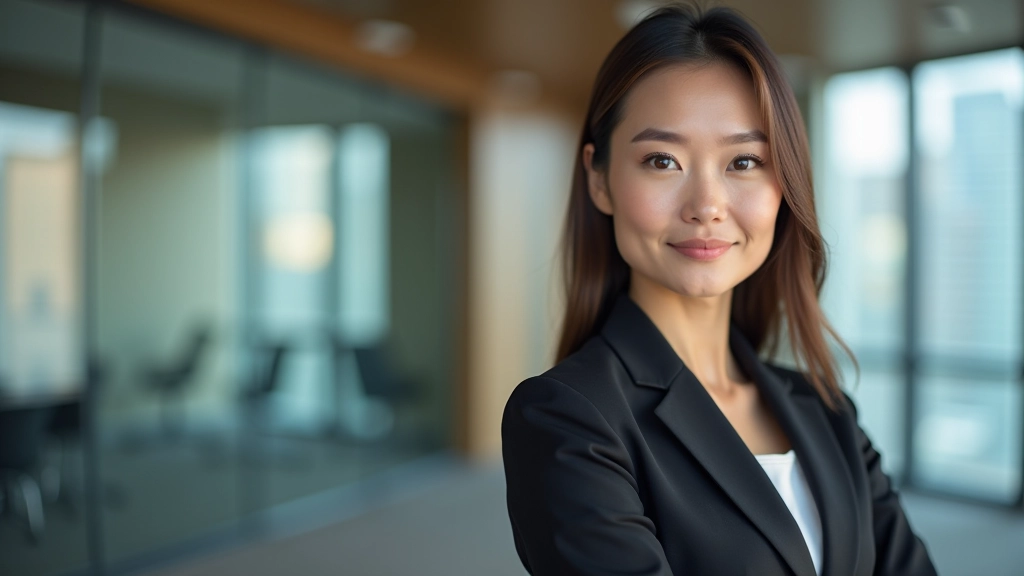 Person setting professional boundaries during workplace conversation, confident body language, office meeting room setting